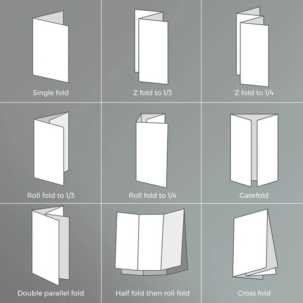 Folded Leaflets Fold Examples