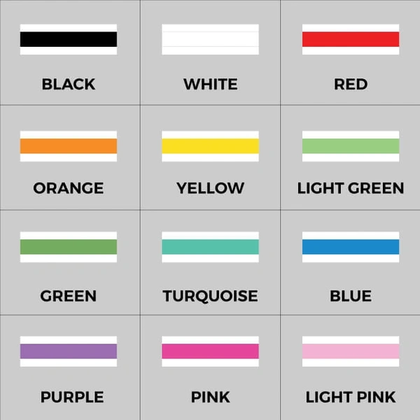 Triplex Business Card Colour Options