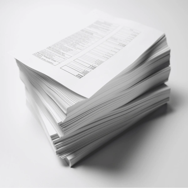 WHITE CARBON PAPER A3 297x420mm SET/40 SHEETS